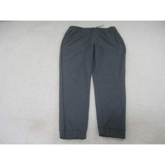 Old Navy Pants Mens Large Gray Hybrid Pant Active Cuffed Joggers‎ w/Pockets - Picture 1 of 11